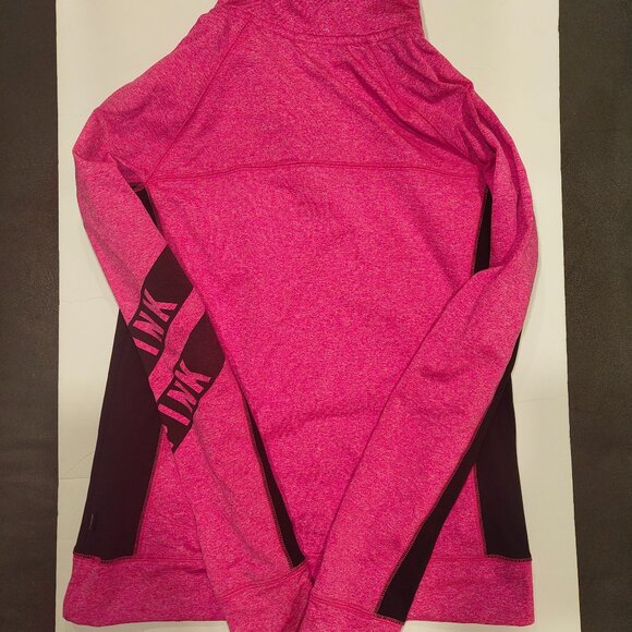 Women's Victoria's Secret Pink Zip Up Jacket Sportswear Athletic Material Small - Picture 4 of 8